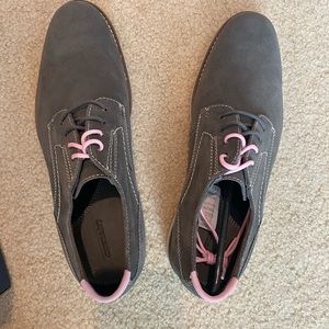 Brand new in box men’s grey dress shoes